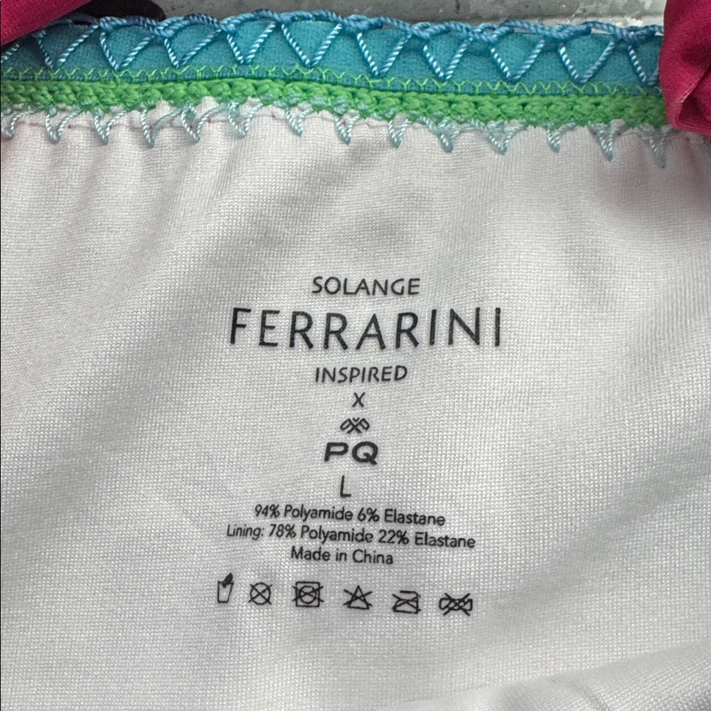 095 PQ Swim Ferrarini Crochet Bikini Bottom -‎ Size: Large - Picture 5 of 7